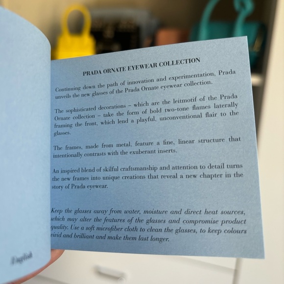 PRADA PR 59VS Flame Sunglasses - Ornate Collection - Picture 10 of 10